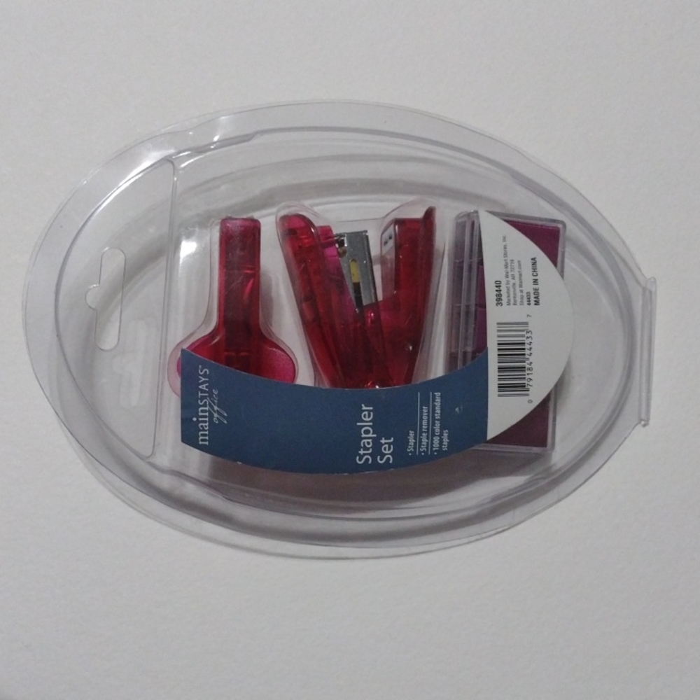 2/$15 Stapler Set Pink
